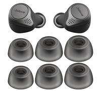 Almohadillas de Repuesto compatibles con Auriculares Jabra Elite 75t/65t/Active/7 Pro/Elite 3/Elite 4, Juego de Fundas de Silicona para Auriculares