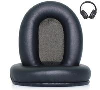 Almohadillas de repuesto compatibles con auriculares Sony WH-CH700N/WH-CH710N/WH-CH720N, accesorios de reparación de almohadillas de piel de proteína, almohadillas de espuma viscoelástica, color negro