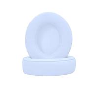 Almohadillas de repuesto compatibles con Beats by Dr.Dre Studio 2.0 B0500 B0501 Auriculares inalámbricos / con cable Studio 3.0 Soft Comfort Protein Leather Memory Foam resistente (blanco)