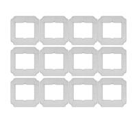 Almohadillas de repuesto compatibles con ECOVACS Winbot Mini robot de limpieza de ventanas número de pieza W-CC02-0012, paños lavables para fregona (12 unidades)