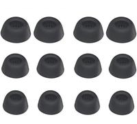 Almohadillas de Repuesto compatibles con Sound Core de ANK er Liberty 4 NC, Almohadillas de Silicona para los oídos, Tapones de Repuesto para Liberty4NC, 3 tamaños, 6 Pares, Color Negro 6PB126