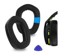 Almohadillas de Repuesto con Gel refrigerante Geekria Sport compatibles con Logitech G435, G335, Cojines para Auriculares, Piezas de reparación (Negro)