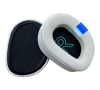Almohadillas de repuesto con infusión de gel suave compatibles con auriculares Logitech G522 para presión equilibrada y desgaste transpirable (gris)