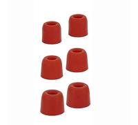 Almohadillas de repuesto de 4,5 mm para auriculares Beats Fit Pro de espuma viscoelástica, accesorios de aislamiento de ruido, 3 pares de tapones para los oídos, color rojo, S, M, L