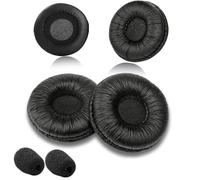 Almohadillas de repuesto de 50 mm compatibles con Plantronics HW251N HW261N HW510 HW520 Blackwire C320 3210 3220 3320 Jabra Pro 920 9450 GN 2000 9125 Biz 2300 2400II GNN 2000. Auriculares (paquete de