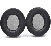 Almohadillas de repuesto de cuero vegano para Razer Kraken X, color negro