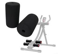 Almohadillas de repuesto de espuma para pies para máquinas de curvatura de piernas para bancos de pesas, mesas de inversión y unidades de equipo de gimnasio con tubos (4 unidades de 170 x 80 x 22 mm)