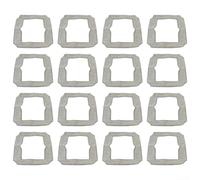 Almohadillas de repuesto de microfibra para ECOVACS para WINBOT para MINI para robots de limpieza de ventanas, probadas para contacto con vidrio antiarañazos (16 piezas)