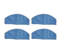 Almohadillas de repuesto de microfibra suave para robot mopa, 10 unidades | Opciones de uso en húmedo y seco, lavable a máquina más de 100 veces, colores rojo, azul y verde, larga duración