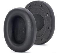 Almohadillas de repuesto de piel de proteína suave para auriculares Jbl Tour One-m3 con aislamiento de ruido mejorado y ajuste cómodo en opción de color negro (negro)