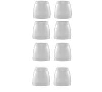 Almohadillas de repuesto de silicona para auriculares Sennheiser CX3.00 CX5.00 C6.00 CX7.00 cx300s Momentum M2I Earbuds Covers, accesorios de aislamiento de ruido, 4 pares, blanco, XS, S, M, L