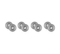 Almohadillas de repuesto de silicona para auriculares Sennheiser CX4.00 CX5.00 C6.00 CX7.00 cx400s Momentum M2I, accesorios de aislamiento de ruido, 4 pares, blanco, L