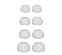 Almohadillas de repuesto de silicona para auriculares Sennheiser Momentum 1.0 2 2.0, tapones para los oídos grandes, medianos y pequeños, 4 pares, color blanco, XS, S, M, L