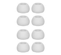 Almohadillas de repuesto de silicona para auriculares Sennheiser Momentum 1.0 2 2.0, tapones para oídos grandes, medianos y pequeños, 4 pares, color blanco, M