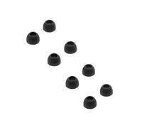 Almohadillas de repuesto de silicona para auriculares Sennheiser Momentum 1.0 2 2.0, tapones para oídos grandes, medianos y pequeños, 4 pares, negro, S