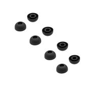 Almohadillas de repuesto de silicona para auriculares Sennheiser Momentum 1.0 2 2.0, tapones para oídos grandes, medianos y pequeños, 4 pares, color negro, L