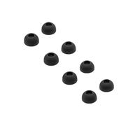 Almohadillas de repuesto de silicona para auriculares Sennheiser Momentum 1.0 2 2.0, tapones para oídos grandes, medianos y pequeños, 4 pares, color negro, M