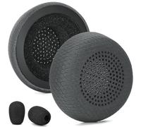 Almohadillas de repuesto de tela de malla de titanio, almohadillas compatibles con auriculares Logitech Zone Wireless/Zone Wireless Plus/Zone 900 (no es compatible con ningún otro auricular)