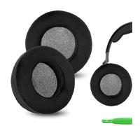 Almohadillas de Repuesto de Terciopelo Confort Geekria, compatibles con Corsair Virtuoso Pro Wired (CA-9011370-NA) para Auriculares, Almohadillas (Negro)