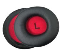 Almohadillas de repuesto for auriculares OneOdio Studio PRO10 PRO30 PRO50, cojines de espuma viscoelástica con aislamiento de ruido for monitoreo de estudio y uso de DJ(Black and Red)