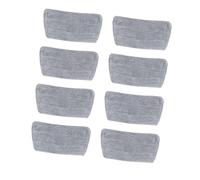 Almohadillas de repuesto for fregona a vapor, 8 Uds. De microfibra lavable reutilizable, compatibles con Gorfanty GF-6610/B