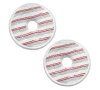 Almohadillas De Repuesto For Mopa Vileda Clean Spin, Cabezal Lavable De Microfibra For Limpieza De Pisos.(2 Red)