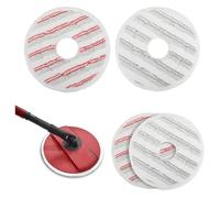 Almohadillas De Repuesto For Mopa Vileda Clean Spin, Cabezal Lavable De Microfibra For Limpieza De Pisos.(2 Red-2 Gray)