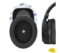 Almohadillas de Repuesto Geekria compatibles con Auriculares HyperX Cloud Orbit S, Cojines para los oídos, Piezas de reparación (Negro)