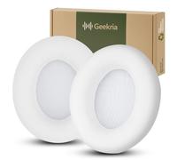 Almohadillas de Repuesto Geekria compatibles con Beats Studio Pro, Cojines para oídos, Piezas de reparación (Blanco)
