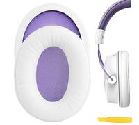 Almohadillas de Repuesto Geekria compatibles con HyperX Cloud Alpha, Cloud Alpha 2, Alpha Wireless, Alpha S para Videojuegos, Cojines para los oídos, Piezas de reparación de Almohadillas (Blanco)