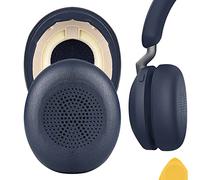 Almohadillas de Repuesto Geekria para Jabra Evolve2 65 (65MS 65UC USB)/Evolve2 40 (40UC 40MS USB)/Elite 45h Auriculares inalámbricos supraaurales, Cojines para los oídos, Pieza de reparación (Azul)