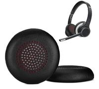 Almohadillas de repuesto HC5 compatibles con auriculares MPOW HC5 HC6 Comfort Protein de piel de alta densidad con cancelación de ruido de espuma viscoelástica, piezas de reparación