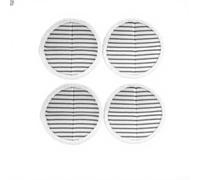 Almohadillas de repuesto lavables para mopa Bissell 2124 2039A, microfibra suave para cabezales de mopa de vapor para limpieza profunda de pisos de vinilo de madera dura, 6 piezas (A)