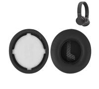 Almohadillas de repuesto LIVE400BT para auriculares JBL Live 400BT/Live 460NC, un par de orejeras de piel sintética y espuma viscoelástica, piezas de reparación, color negro