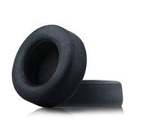 Almohadillas de Repuesto mejoradas para Auriculares Corsair Virtuoso RGB inalámbricos SE XT para Juegos, Tela Premium, Espuma viscoelástica más Suave, Grosor añadido (Tela Negra)