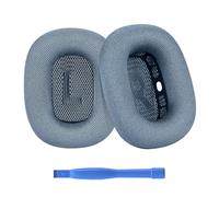 Almohadillas de Repuesto para AirPods MAX Auriculares de MMOBIEL - Memory Foam y Mesh Fabric Almohadilla Auriculares - Cascos Cojines - Azul Cielo