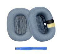 Almohadillas de Repuesto para AirPods MAX Auriculares de MMOBIEL - Premium - Memory Foam y Mesh Fabric Almohadilla Auriculares con Capa de Silicona - Cascos Cojines - Azul Cielo