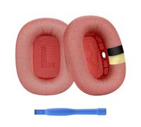 Almohadillas de Repuesto para AirPods MAX Auriculares de MMOBIEL - Premium - Memory Foam y Mesh Fabric Almohadilla Auriculares con Capa de Silicona - Cascos Cojines - Rosa