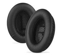 Almohadillas de repuesto para auriculares Bose QC45/QC35/QC35 IIGaming/QC15/QC25, AE 2/2i/2w SoundTrue SoundLink, almohadillas de repuesto (piel de proteína/negro)