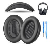 Almohadillas de Repuesto para Auriculares Bose QuietComfort 35 (QC35) y Quiet Comfort 35 II (QC35 II) (QC35 II) (QC35-QC35 II, Schwartz)