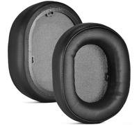 Almohadillas de repuesto para auriculares Corsair HS55/HS55PRO/HS65, paquete de 2 almohadillas de piel sintética, ajuste cómodo con aislamiento de sonido mejorado, para entusiastas de pandillas y