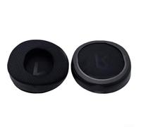 Almohadillas de repuesto para auriculares FiiO FT1 JT7, cojines de espuma viscoelástica con piel de proteína, accesorios de actualización de aislamiento de ruido, color negro, 10 x 8 x 2 cm (balón de