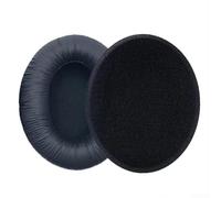 Almohadillas de repuesto para auriculares HD 418 429 439 449 419 428 448 modelos - Almohadillas de esponja de larga duración, ajuste cómodo, color negro, 1 par de 10 x 8 cm (piel arrugada)