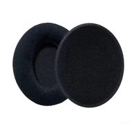 Almohadillas de repuesto para auriculares HD 418 429 439 449 419 428 448 modelos - Cojines de esponja con acabado de piel de proteína, escucha silenciosa, 1 par (franela)