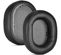 Almohadillas de repuesto para auriculares HS55 HS65 compatibles con Corsair HS55 / HS55 Pro / HS65 Gaming Headset Comfort Protein Leather de alta densidad de espuma viscoelástica de alta densidad -