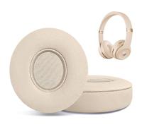 Almohadillas de repuesto para auriculares inalámbricos Beats Solo 2 y Solo 3, almohadillas para auriculares, almohadillas para auriculares con suave piel de proteína (rosa)