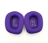 Almohadillas de Repuesto para Auriculares inalámbricos Juegos para Logitech G733 G335. Almohadillas de Espuma para Orejeras. Accesorios para Auriculares con Funda de Tejido de Malla Suave. (Morado)