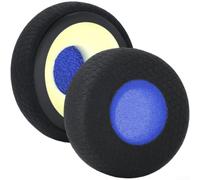 Almohadillas de repuesto para auriculares Jabra para evolve 20 30 40 65 - Cojines de piel de proteína de espuma viscoelástica con aislamiento de ruido, color negro (D)