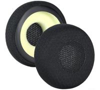 Almohadillas de repuesto para auriculares Jabra para evolve 20 30 40 65 - Cojines de piel de proteína de espuma viscoelástica con aislamiento de ruido negro (B)