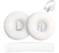 Almohadillas de Repuesto para Auriculares JBL, 1 par Almohadillas y 1 Pcs Diadema de Repuesto para Auriculares JBL Tune600 T500BT T450 T450BT JR300BT con Espuma Viscoelástica, 70mm (Blanco)